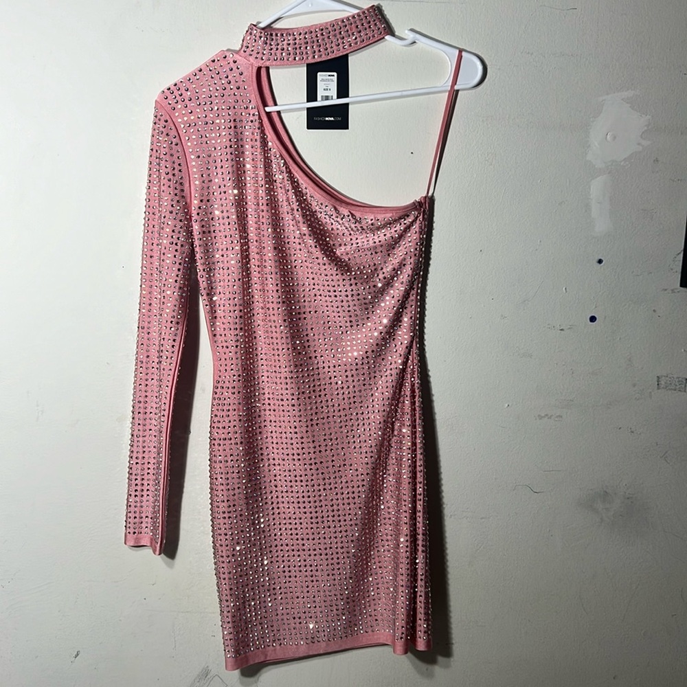 FASHION NOVA RINESTONE MINI DRESS